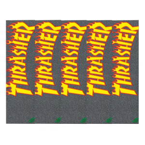 MOB Graphic Grip Thrasher Yellow Orange Flame