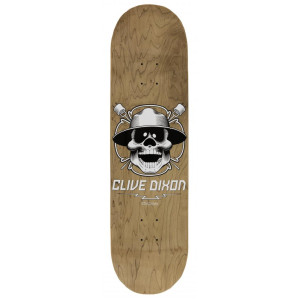 BIR-SKD-1128 Birdhouse Pro Deck Dixon Skull Grey 8.5 in