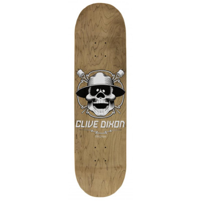 BIR-SKD-1128 Birdhouse Pro Deck Dixon Skull Grey 8.5 in
