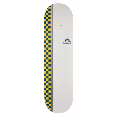 Sushi Checker Logo White 8.125 in