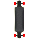 Santa Cruzer Complete Flame Dot Drop Down Black/Red 40in