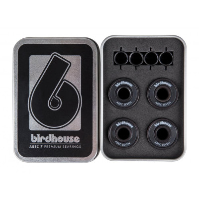 Birdhouse Bearing Abec 7 (Pack 8) Black