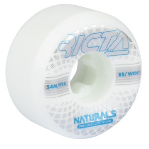 RIC-SKW-5192 Ricta Wheels Reflective Naturals Wide 99a White 54 MM