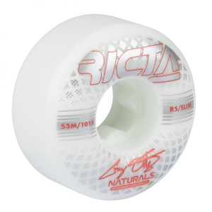 RIC-SKW-5196 Ricta Wheels Ortiz Ref Naturals Slim 101a White 53 MM