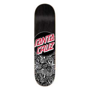 SCR-SKD-2412 Santa Cruz Deck Flier Collage Dot 8.125in