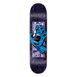 SCR-SKD-2413 Santa Cruz Deck Flier Collage Hand 7.75in