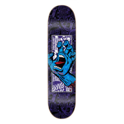 SCR-SKD-2413 Santa Cruz Deck Flier Collage Hand 7.75in