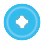Slime Balls Vomit Mini II 97a Blue 53mm/97a