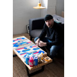 JES-GRP-0091 Jessup Griptape D.Wainwright Red Glitch 9in