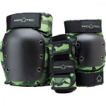PRT-PCO-0219 Pro-Tec Pads Street Gear Junior 3 Pack Open Camo YM YOUTH