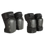 PRT-PCO-2000 Pro-Tec Pads Street Knee/Elbow Pad Set Black S ADULT