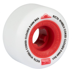 RIC-SKW-5170 Ricta Wheels Cored Clouds Red 86a/54mm