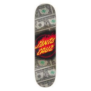 SCR-SKD-2410 Santa Cruz Deck Dollar Flame Dot 8.0