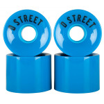 DST-SKW-0003 D Street Wheels 59 Cent 78A (4 Pack) Blue 59mm