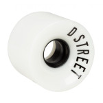 DST-SKW-0004 D Street Wheels 59 Cent 78A (4 Pack)  White 59mm