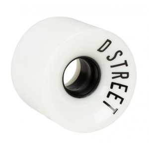 DST-SKW-0004 D Street Wheels 59 Cent 78A (4 Pack)  White 59mm