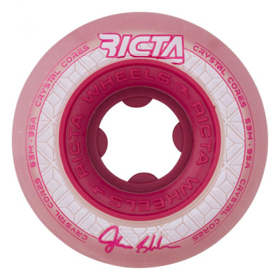 RIC-SKW-5211 Ricta Wheels Crystal Cores 95a Red 53mm