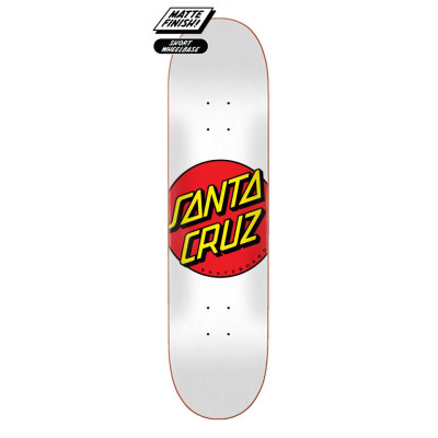 SCR-SKD-2329 Santa Cruz Deck Classic Dot White 8.00in