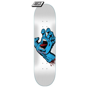 SCR-SKD-2334 Santa Cruz Deck Screaming Hand White 8.25in