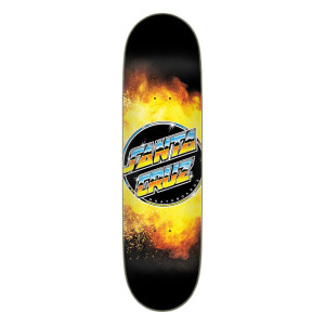 SCR-SKD-2482 Santa Cruz Everslick Deck Chrome Dot Flame 8.5