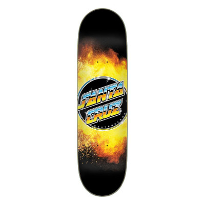 SCR-SKD-2482 Santa Cruz Everslick Deck Chrome Dot Flame 8.5
