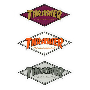 THR-STK-0010 Thrasher Stickers Diamond Logo 4.5in