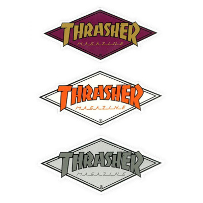 THR-STK-0010 Thrasher Stickers Diamond Logo 4.5in