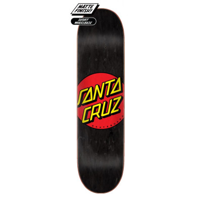 SCR-SKD-2330 Santa Cruz Deck Classic Dot Black 8.25in