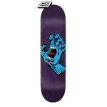 SCR-SKD-2335 Santa Cruz Deck Screaming Hand Purple 8.375in