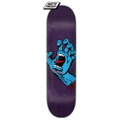 SCR-SKD-2335 Santa Cruz Deck Screaming Hand Purple 8.375in