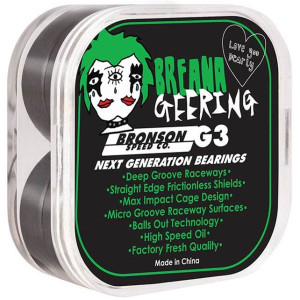 BSC-BEA-0501 BRONSON BREANA GEERING PRO SPEED BEARINGS G3 GREEN