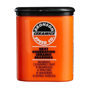 BSC-BEA-0500 Bronson Speed Co. Bearings Ceramic Orange