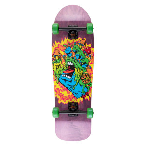 SCR-COM-2017 Santa Cruzer Complete Toxic Hand 80's Cruzer Purple 31.7/9.7