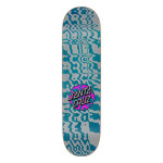 SCR-SKD-5026 Santa Cruz Deck Zebra Marble Dot 7 Ply Birch 8.125