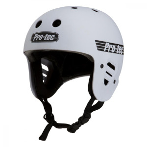 PRT-PHE-3217 Pro-Tec Helmet Full Cut Cert Matte White XL ADULT