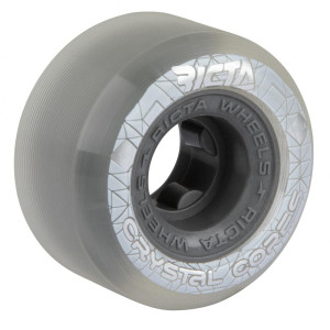 RIC-SKW-9122 Ricta Wheels Crystal Cores 95a Grey/Clear 54 mm